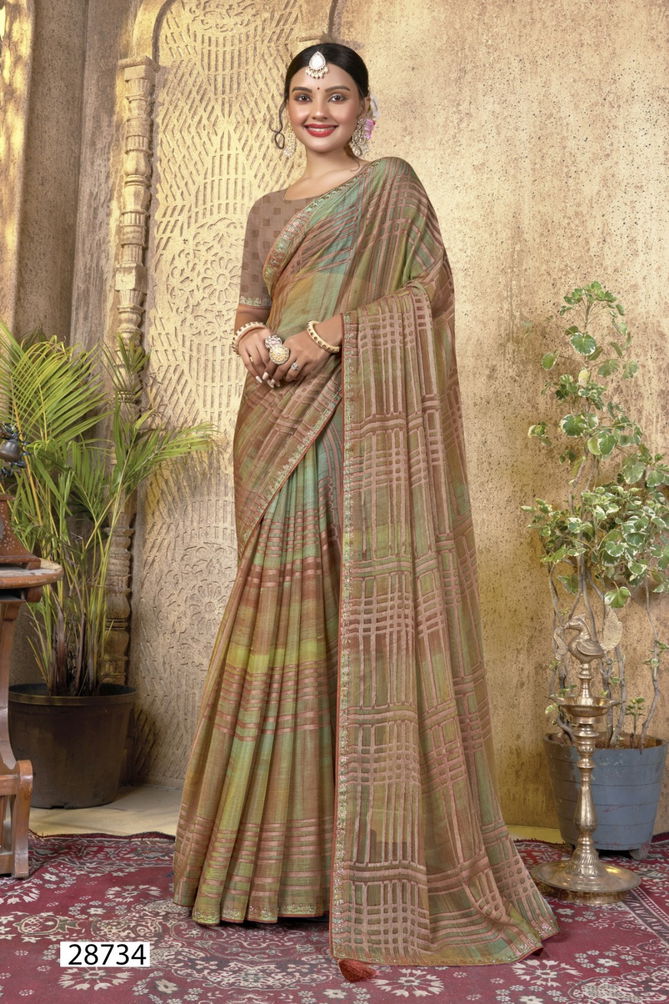 Amolika By Vallabhi Swarovski Brasso Printed Sarees Wholesale Shop In Surat